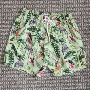 Men's Tropical Print‎ Shorts